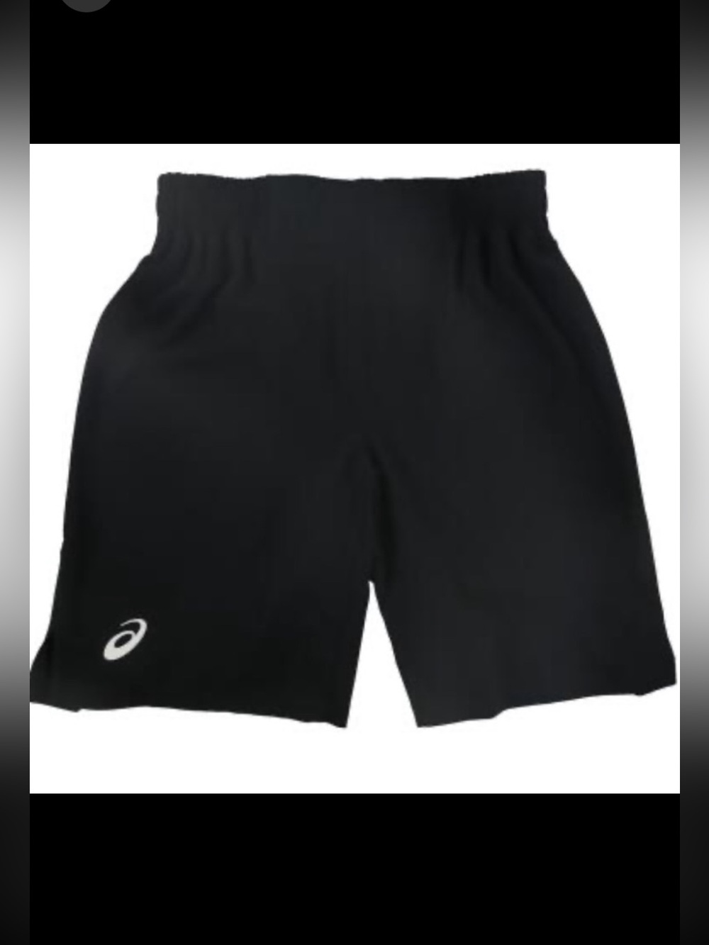 NWT ASICS Men’s Solid Athletic Stock Shorts Black, Small, Running, Workout